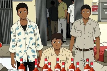 बछवाड़ा पुलिस की मुस्तैदी: 51 बोतल विदेशी शराब के साथ तस्कर रंगे हाथ गिरफ्तार, पूछताछ के बाद जेल 8