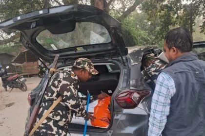 भगवानपुर के नौला पीकेट प्रभारी का सघन वाहन चेकिंग अभियान, सूर्यपुरा पुल पर पुलिस ने की सख्ती 24