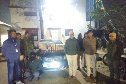 समस्तीपुर: उत्पाद विभाग की बड़ी कार्रवाई, कार से 22 कार्टन शराब बरामद; एक तस्कर गिरफ्तार 23