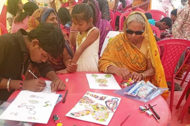 वीरपुर के फजिलपुर में 'बिहार लोक कला प्रतियोगिता सह प्रशिक्षण' का आयोजन, सौ से अधिक महिलाओं ने लिया भाग 1