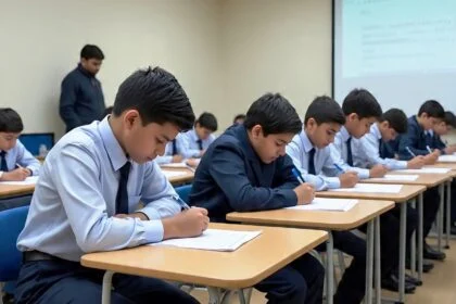 प्राथमिक व मध्य विद्यालय में कक्षा 1 से 8 और 11वीं की त्रैमासिक परीक्षा शुरु, छात्रों में खुशी 59