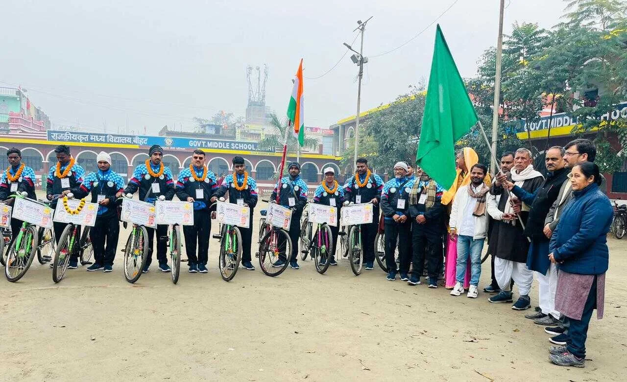 साइकिल पे संडे: दिनकर की धरती से माता जानकी की नगरी तक, 400 किलोमीटर की जागरूकता यात्रा 11