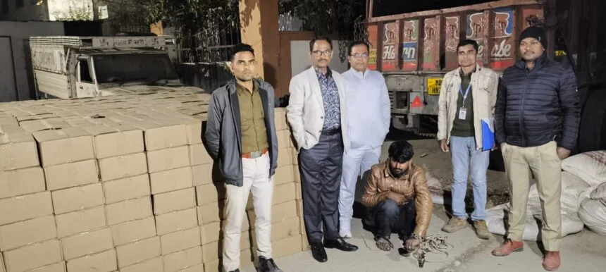 समस्तीपुर में मद्य निषेध विभाग की बड़ी करवाई, एक करोड़ की विदेशी शराब के साथ 12 चक्का ट्रक जब्त 1