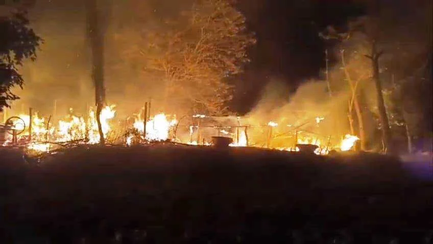 बेगूसराय में आग का तांडव; रामदीरी महाजी टोला में कई घर खाक, एक दर्जन मवेशियों की जलकर मौत 9