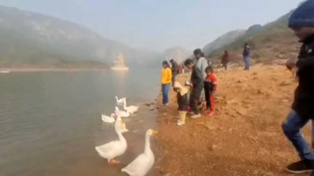 पर्यटन स्थल राजगीर में नव वर्ष को लेकर पर्यटकों की उमड़ी भीड़, पर्यटक रोप वे, घोड़ा- कटोरा समेत अन्य पर्यटन स्थल पर पहुंच कर राजगीर की वादियां का ले रहे आनंद 3