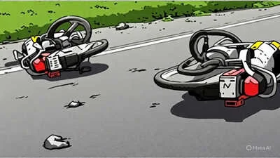 समस्तीपुर: रेलवे हॉस्पिटल रोड पर दो बाइकों की भीषण टक्कर, चार युवक जख्मी; एक की हालत नाजुक 4