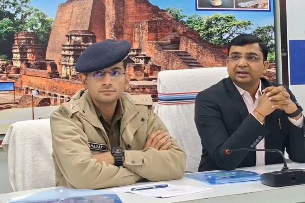 नालंदा: डीएम एसपी ने किया सयुंक्त प्रेस वार्ता, बिहार सरकर के साथ निशचय तीन के सातवे निश्चय में सबका सम्मान जीवन आसान कार्यक्रम की दी जानकारी 1