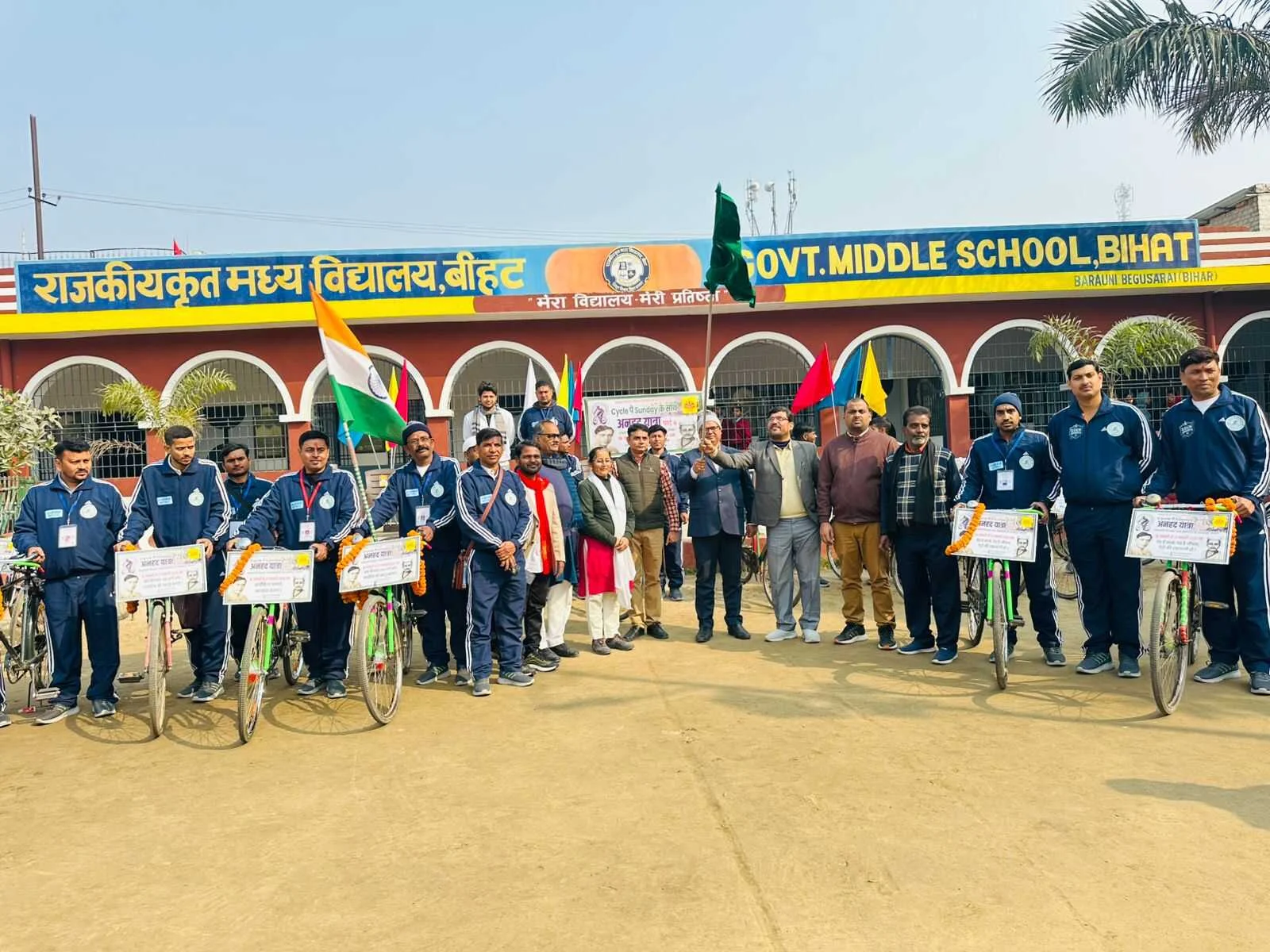 साइकिल पे संडे: पर्यावरण संरक्षण और बुजुर्गों के सम्मान का संकल्प, सिमरिया से शुरू हुई अनहद यात्रा पार्ट-6 8