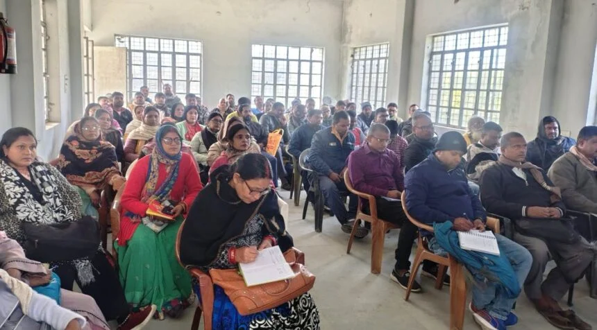 भगवानपुर बीआरसी में प्रधानाध्यापकों की समीक्षा बैठक, 29 जनवरी को आंगनबाड़ी केंद्रों पर मनेगा वार्षिक उत्सव 1