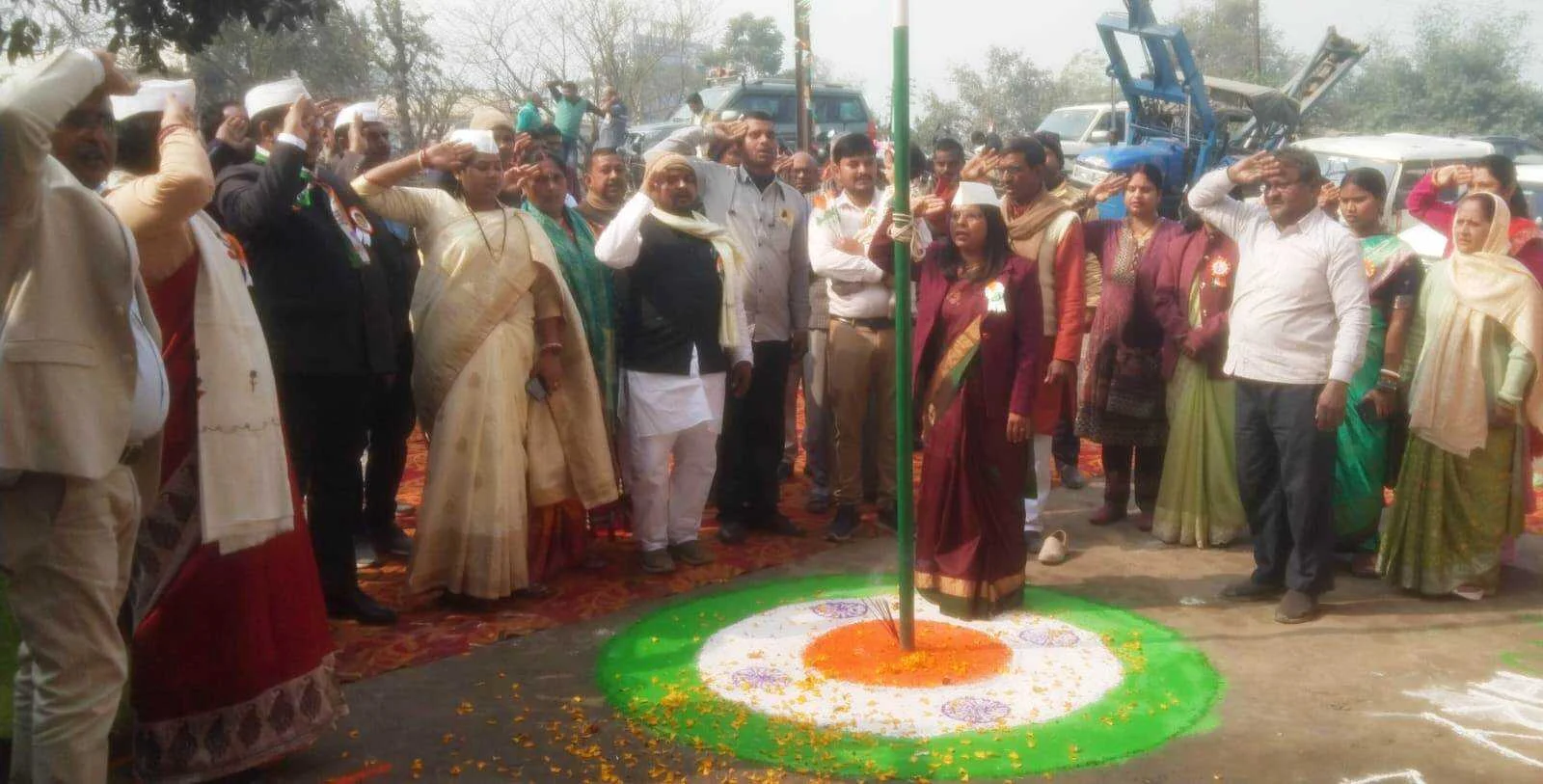 धूमधाम एवं हर्षोल्लास और देशभक्ति के साथ मनाया गया 77वीं गणतंत्र दिवस समारोह 2
