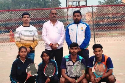 बिहार बॉल बैडमिंटन टीम में बेगूसराय बीहट के पांच, खिलाड़ियों का हुआ चयन,बीहट का छोटू बना बालक टीम का कप्तान 45