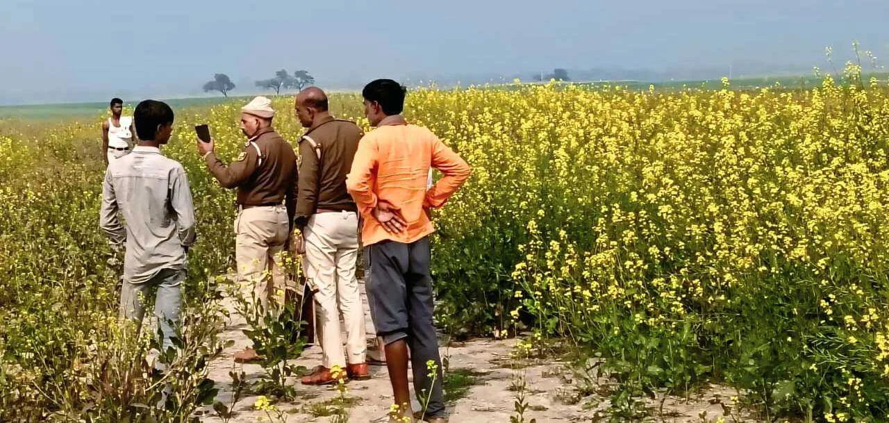 बछवाड़ा के चमथा दियारे में रंगदारी नहीं देने पर दबंगों ने रासायनिक  स्प्रे छिड़क कर किसान की 9 बीघा फसल किया नष्ट 2