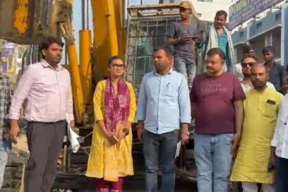 समस्तीपुर: भोला टॉकीज आरओबी का काम देख बोलीं सांसद शांभवी- 'गुणवत्ता से समझौता बर्दाश्त नहीं' 4