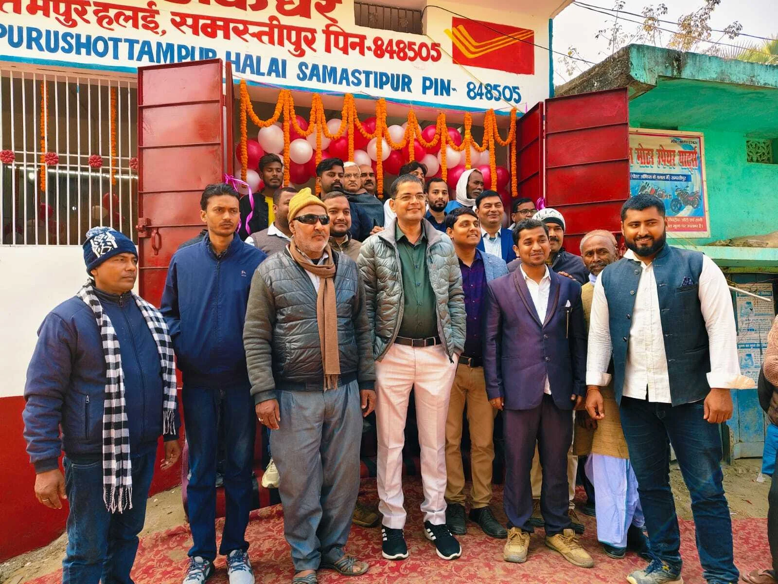 समस्तीपुर डाक विभाग की पहल: अधीक्षक ने प्रचार रथ को दिखाई हरी झंडी; जर्जर भवन से मुक्ति, अब नए भवन में चलेगा पुरुषोत्तमपुर हलई उपडाकघर 2