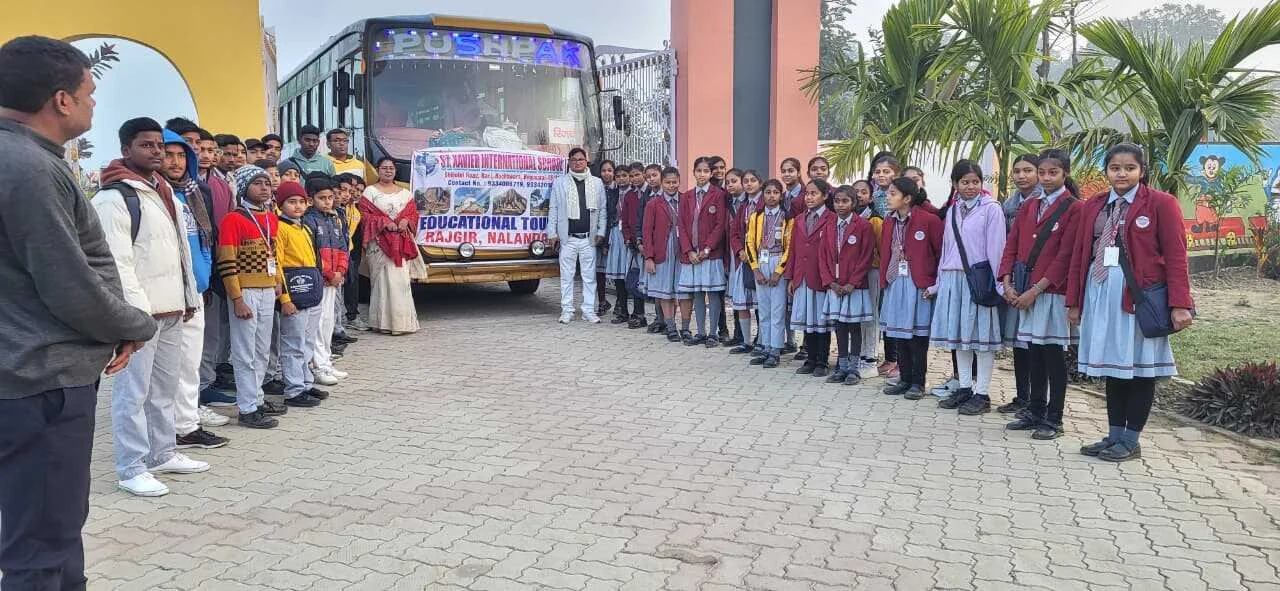 संत जेवियर स्कूल रानी के बच्चों ने देखा शांति स्तूप और वेणुवन, शैक्षणिक यात्रा से लौटे खिले चेहरे 3