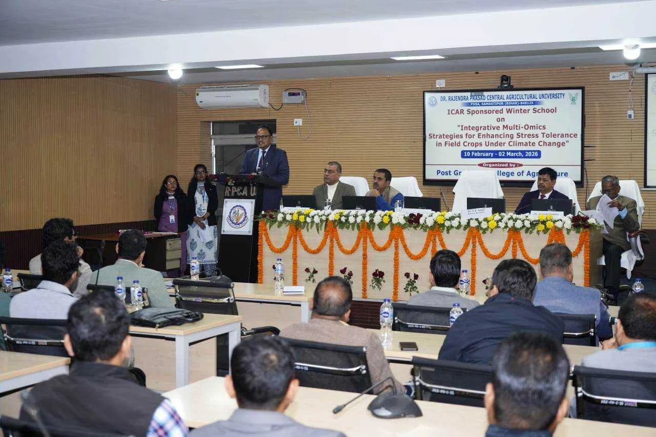 समस्तीपुर: डॉ. राजेंद्र प्रसाद केंद्रीय कृषि विश्वविद्यालय, पूसा में 21-दिवसीय विंटर स्कूल कार्यक्रम का शुभारंभ 4