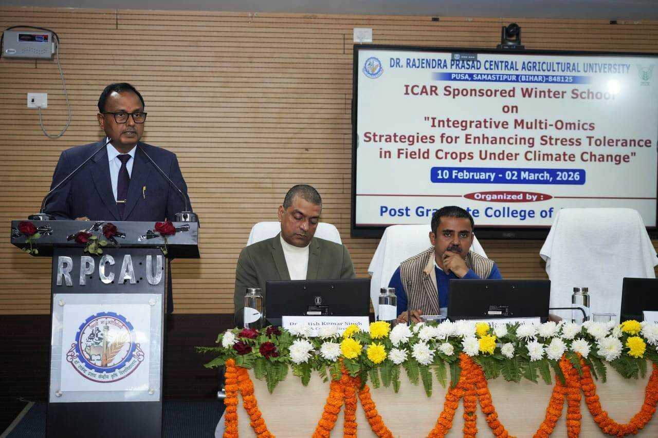 समस्तीपुर: डॉ. राजेंद्र प्रसाद केंद्रीय कृषि विश्वविद्यालय, पूसा में 21-दिवसीय विंटर स्कूल कार्यक्रम का शुभारंभ 3