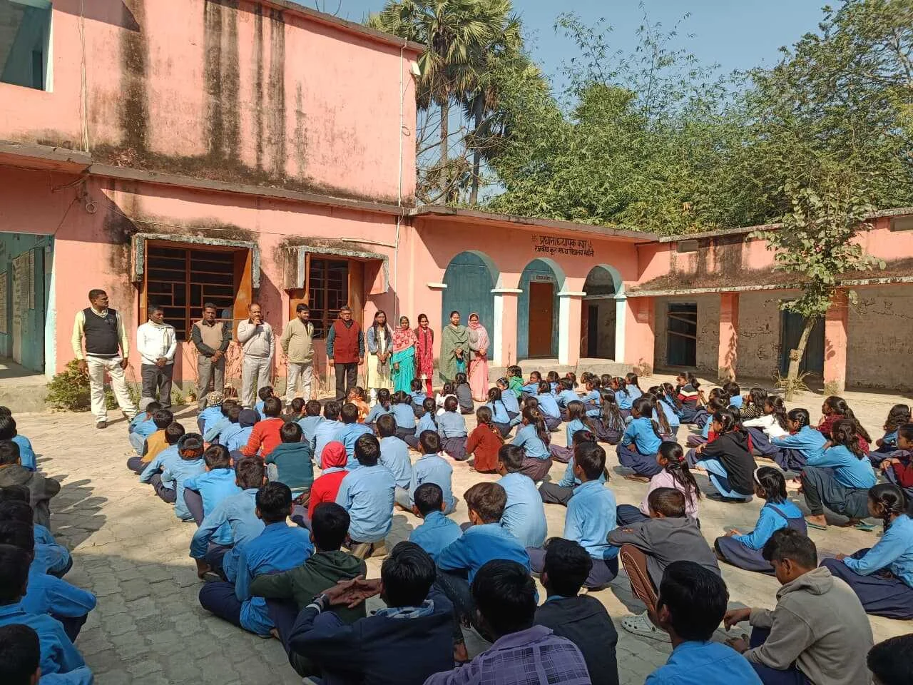 सुरक्षित शनिवार के तहत भगवानपुर के स्कूलों में बच्चों को सिखाए गए कुपोषण से बचाव के गुर 2