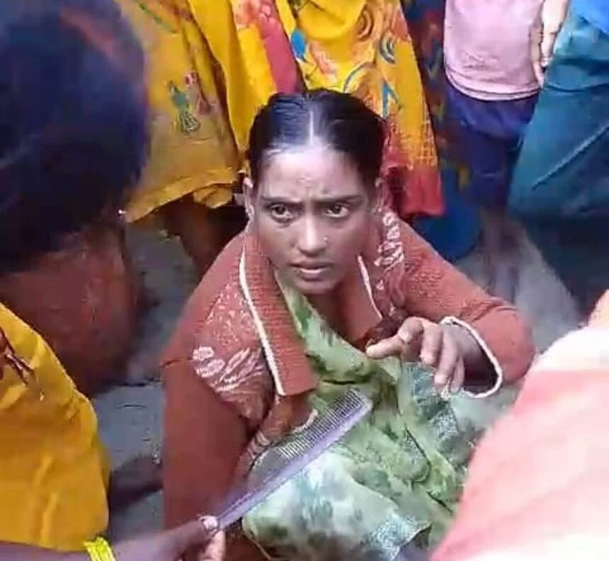 नालंदा: रहूई मे बच्चा चोरी के शक मे पिटाई का सिलसिला जारी, रघुनाथपुर गांव मे मानसिक रूप से विक्षिप्त महिला की ग्रामीणों ने बच्चा चोर समझकर की पिटाई 1