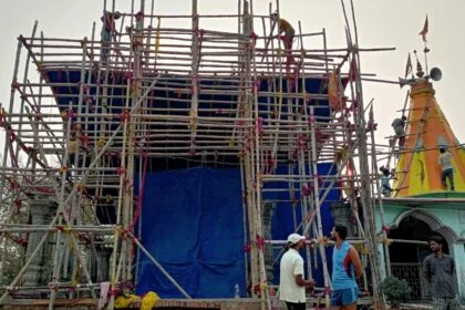 चेरिया में चैती दुर्गा को लेकर तैयारियां जोरों पर, 20 वर्षों बाद चेरिया गांव में होगा चैती दुर्गा पूजा का भव्य आयोजन, ग्रामीणों में भारी उत्साह  79