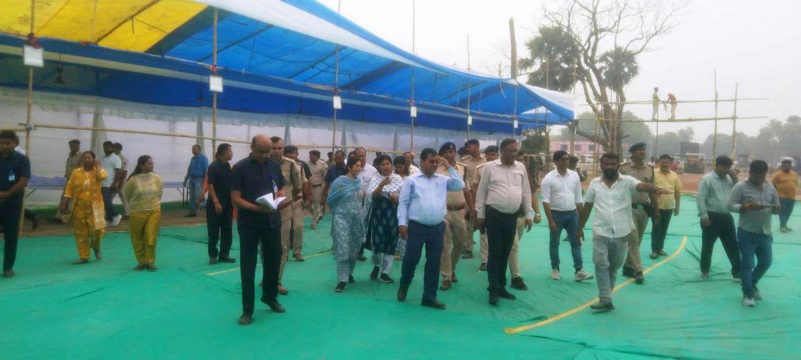 14 मार्च को बरौनी आएंगे सीएम नीतीश कुमार, सुरक्षा टीम और डॉग स्क्वाड ने असुरारी बियाडा में डाला डेरा 7