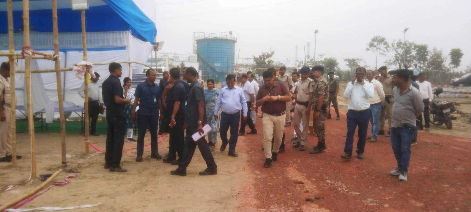 14 मार्च को बरौनी आएंगे सीएम नीतीश कुमार, सुरक्षा टीम और डॉग स्क्वाड ने असुरारी बियाडा में डाला डेरा 4