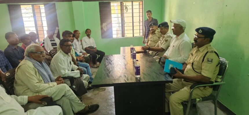 भगवानपुर में त्योहारों को लेकर शांति समिति की बैठक, रामनवमी, चैती दुर्गा पूजा और ईद पर भाईचारे की अपील 1