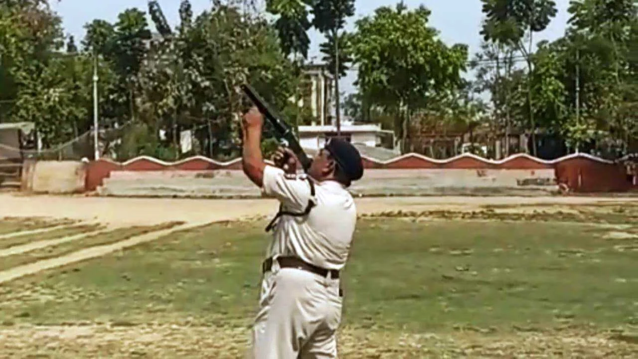 नालंदा पुलिस ने  ईद और रामनवमी से पहले दंगा निरोधक दल का मॉक ड्रिल 5