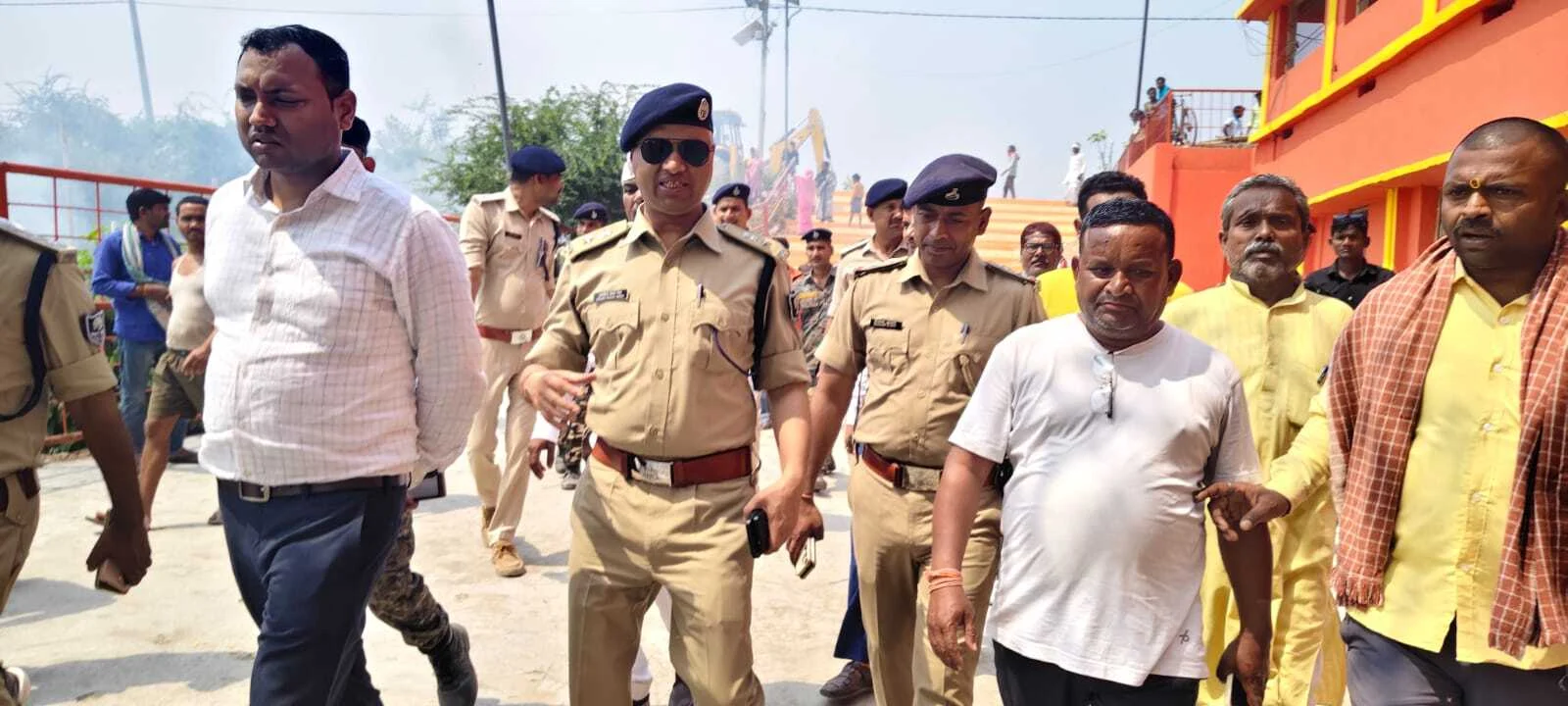 समस्तीपुर: राज्य स्तरीय बाबा केवल स्थान मेला की तैयारी तेज, एसडीओ व एसपी ने किया संयुक्त निरीक्षण 2