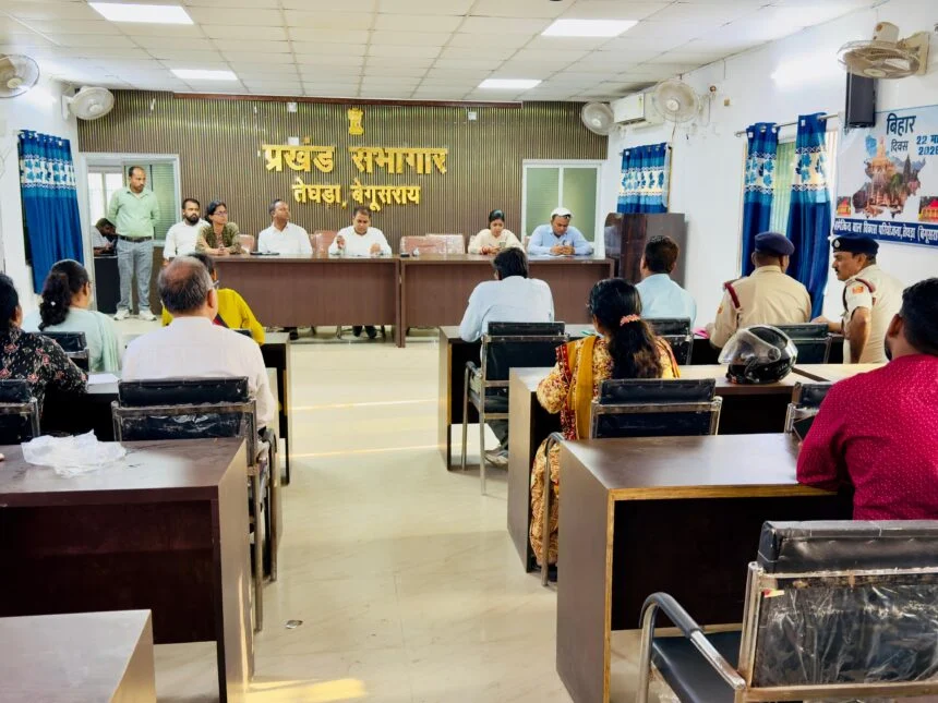 तेघड़ा अनुमंडल में हीट वेव (लू) से बचाव को लेकर प्रशासन अलर्ट, सभी विभागों को दिए गए निर्देश 1