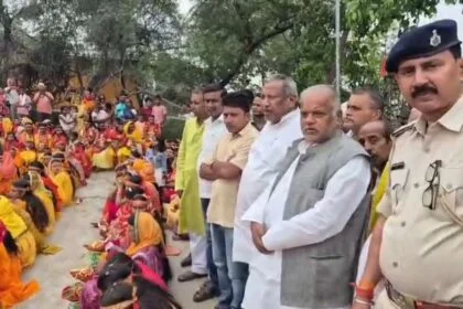 नालंदा में ग्रामीण विकास एवं परिवहन मंत्री श्रवण कुमार का बड़ा बयान:कहा बंगाल में बदलाव तय, ममता सिमटेंगी मुट्ठी भर सीटों पर 17