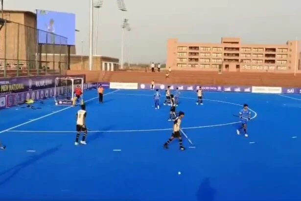 राजगीर के अंतरराष्ट्रीय हॉकी स्टेडियम में 16 वीं हॉकी इंडिया सब जूनियर पुरुष नेशनल चैंपियन का हुआ फाइनल, उत्तर प्रदेश ने मध्यप्रदेश को 5- 2 से हराकर बना विजेता 1