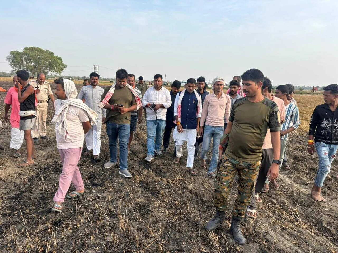 मंत्री सुरेंद्र मेहता पहुंचे भावा बहियार, पीड़ित किसानों को मुआवजा दिलवाने का दिया आश्वासन 3