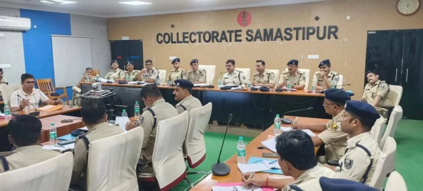 समस्तीपुर: एसपी के क्राइम मीटिंग में अवैध खनन में संलिप्त माफियाओं के विरुद्ध कारवाई का निर्देश 1