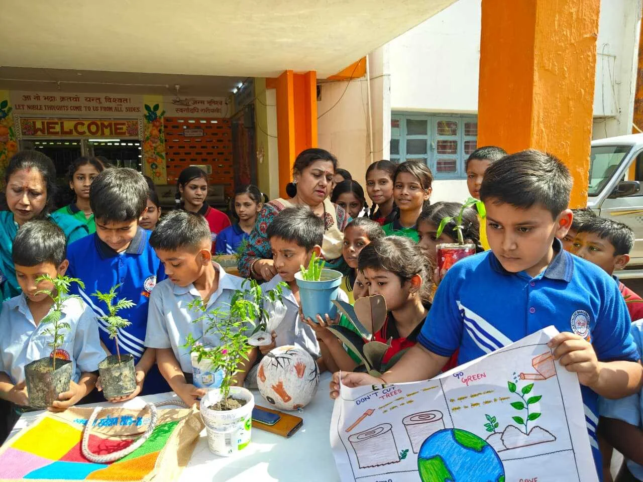 डीएवी पब्लिक स्कूल, एनएच-28 बरौनी में मनाया गया विश्व पृथ्वी दिवस 2