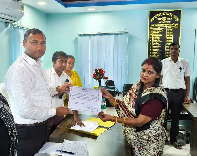 समस्तीपुर:ताजपुर नगर परिषद के सशक्त स्थायी समिति के चुनाव में कृति प्रिया, संजय दास और माधव कर्मशील निर्विरोध निर्वाचित 1