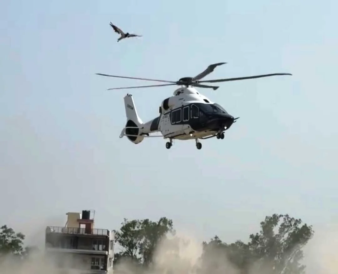नालंदा: राजगीर में मलमास मेला के उद्घाटन के पहले हेलीकॉप्टर लैंडिंग के दौरान नजदीक आया पक्षी, बड़ा हादसा होने से टला 14