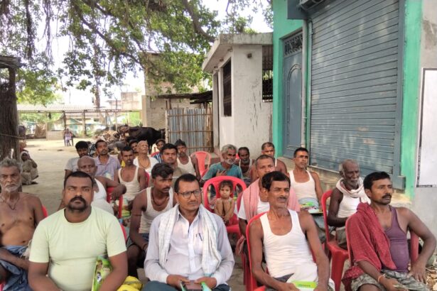 वीरपुर के गेन्हरपुर में 'कृषि जन कल्याण चौपाल' का आयोजन, किसानों को दी गई नई तकनीकी जानकारी 1