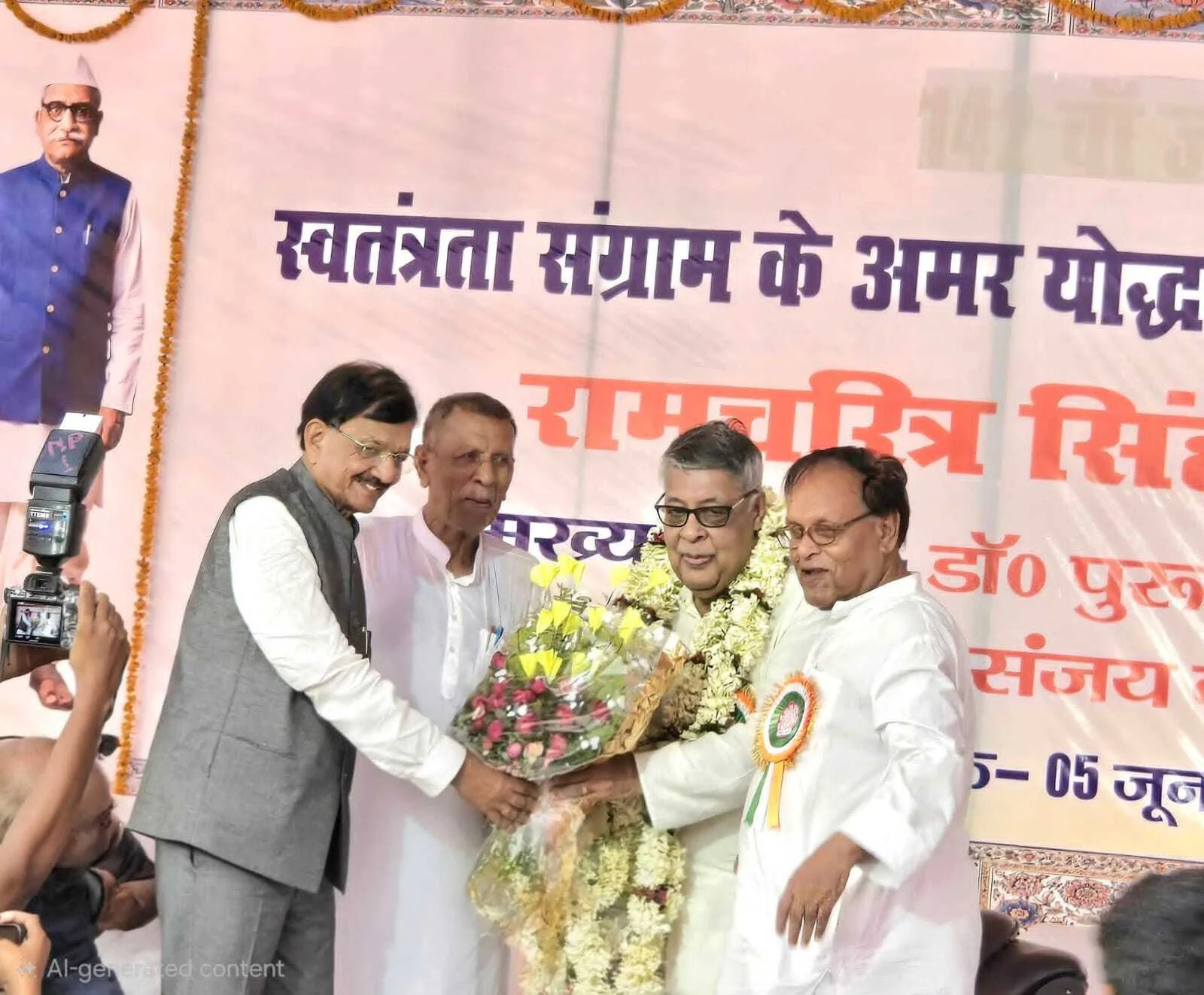 बीहट RCS कॉलेज में बड़ा आयोजन: प्रो. पुरुषोत्तम अग्रवाल और मदन मोहन झा समेत कई दिग्गजों ने किया रामचरित्र सिंह की मूर्ति का किया अनावरण 2