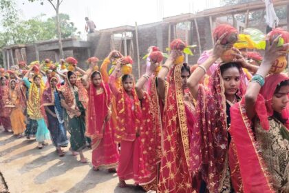 वीरपुर में महिनाथ स्थान ठाकुरबाड़ी में विष्णु महायज्ञ आज से, 101 कन्याओं ने निकाली भव्य कलश शोभायात्रा 76