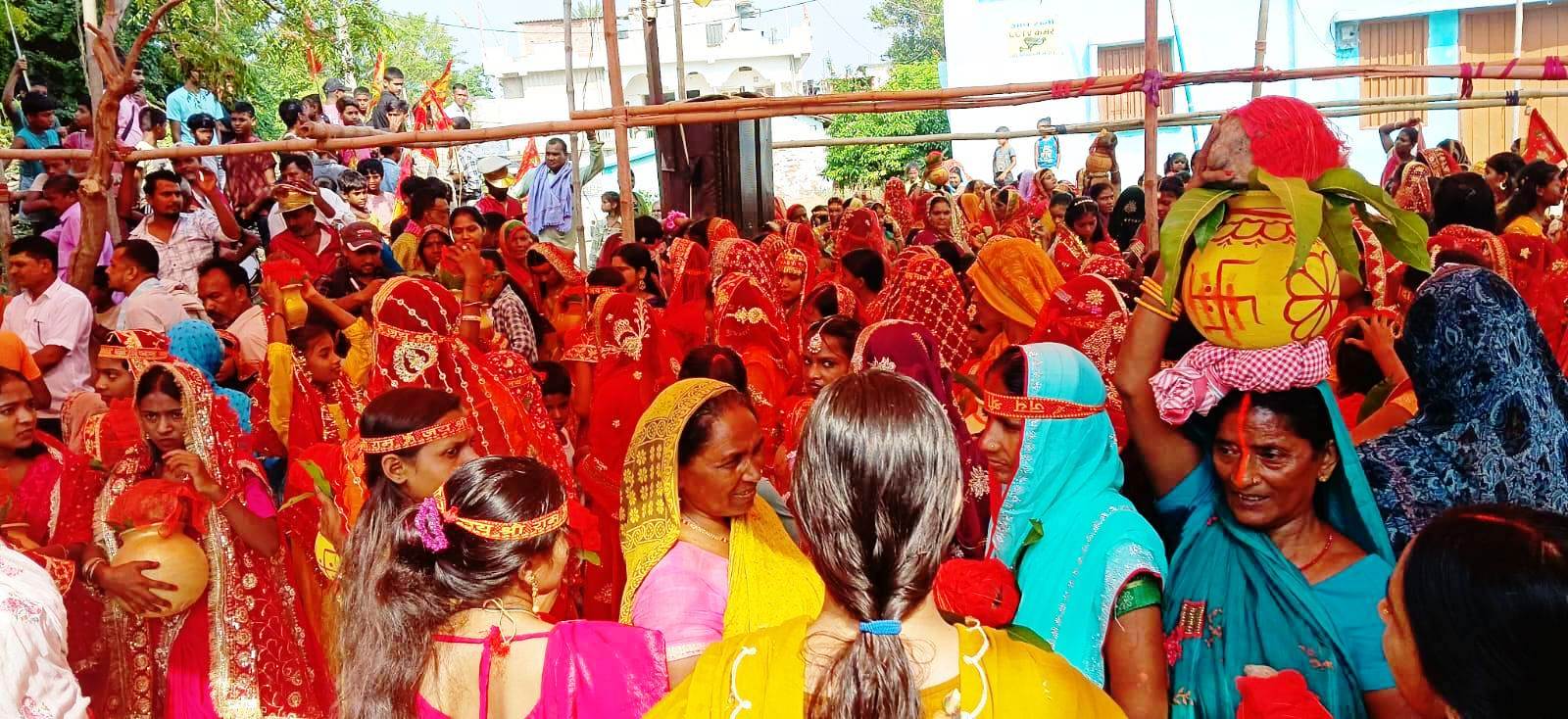 वीरपुर और भवानंदपुर में गूंजी भागवत कथा की अमृत वर्षा, भक्ति रस में सराबोर हुए श्रद्धालु, निकाली गई शोभायात्रा 2