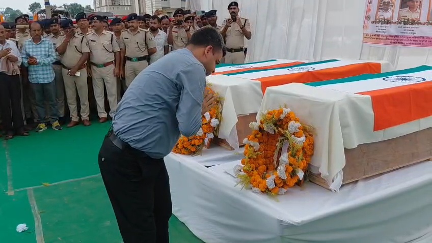 पूरे राजकीय सम्मान के साथ तीन दिवंगत थानाध्यक्षों को अंतिम विदाई, नम आंखों से दी गई सलामी 3