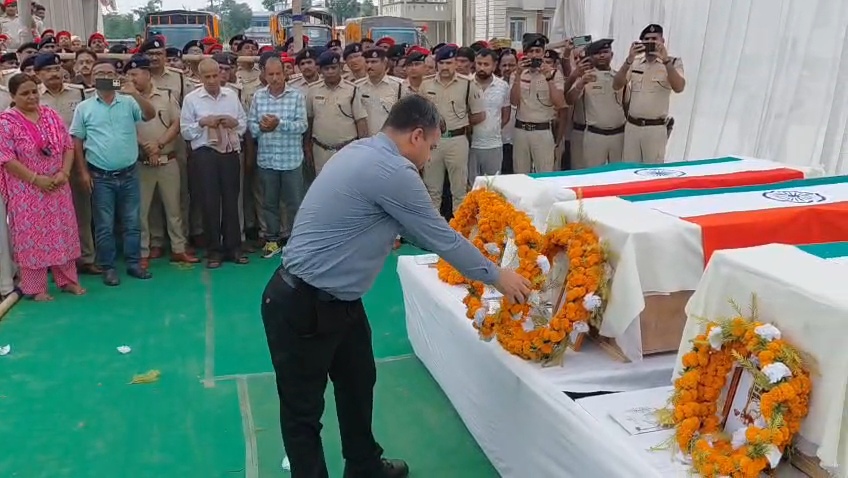 पूरे राजकीय सम्मान के साथ तीन दिवंगत थानाध्यक्षों को अंतिम विदाई, नम आंखों से दी गई सलामी 2
