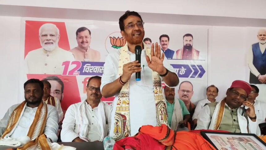 नालंदा में गरजे बिहार सरकार के मंत्री संजय टाइगर, बोले अपराधी अपराध छोड़ें या बिहार 1