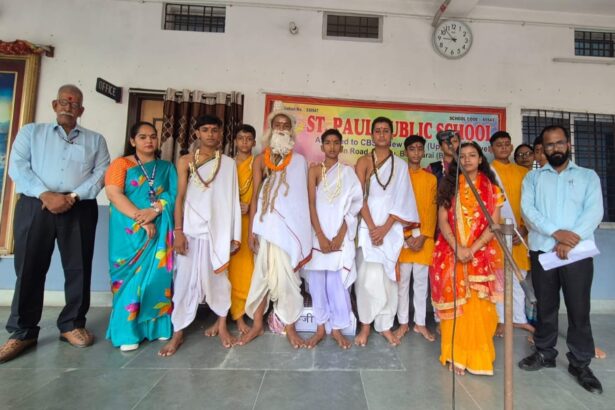 गुरु पूर्णिमा पर संत पॉल पब्लिक स्कूल, तेघड़ा में गुरु-भक्ति की बही अविरल धारा 3