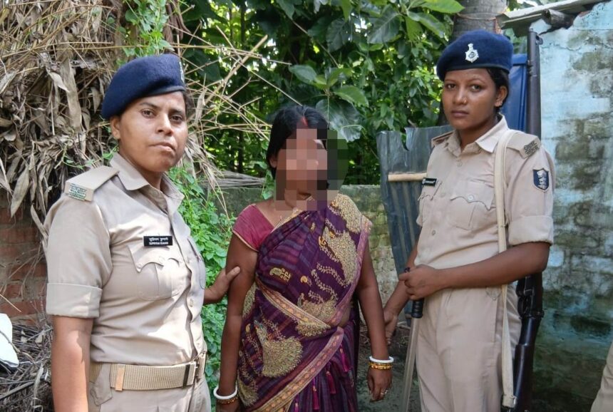 भगवानपुर में 10 लीटर देशी शराब के साथ महिला गिरफ्तार,गुप्त सूचना पर पुलिस की कार्रवाई 1