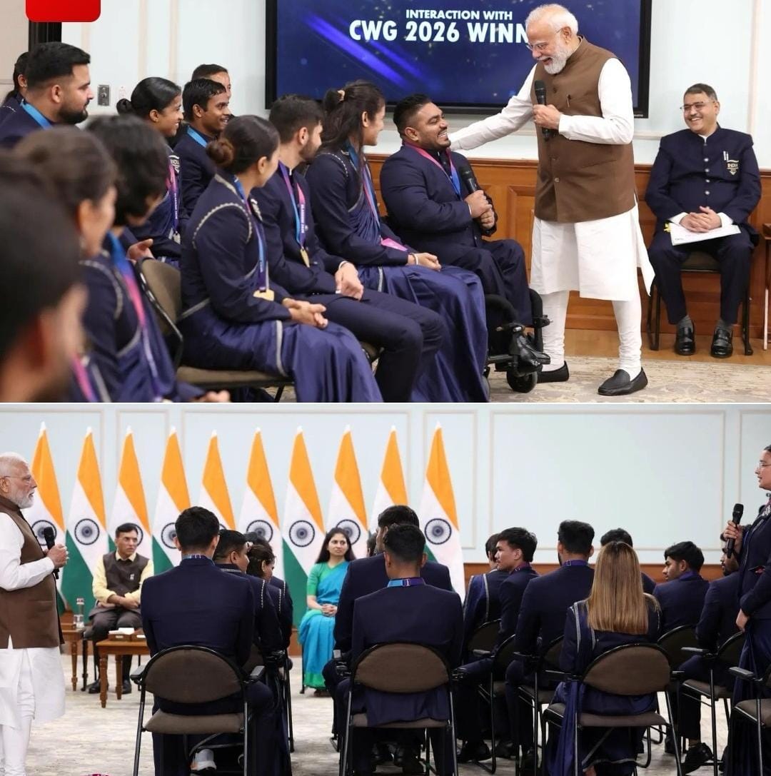 कॉमनवेल्थ पदक विजेता और नालंदा के लाल झंडू कुमार ने PM मोदी से की मुलाकात, 2019 से शुरू हुआ सफर पहुंचा PM मोदी तक, झंडू कुमार की कामयाबी पर नालंदा को गर्व 3