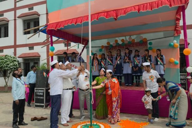 संत पॉल पब्लिक स्कूल तेघरा में देशभक्ति के रंग में रंगा 80 वां स्वतंत्रता दिवस 1