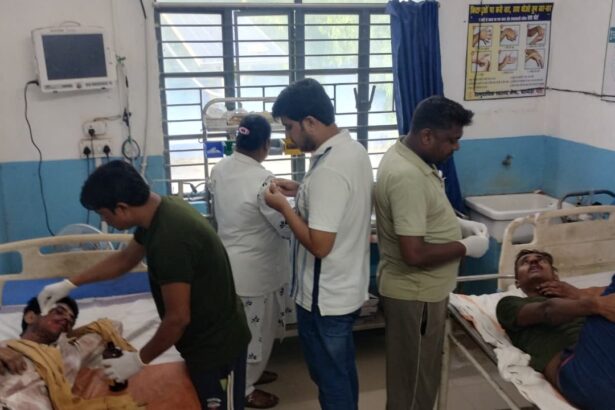 बेगूसराय के बछवाड़ा में दो बाइक के जोरदार टक्कर में दोनों बाइक चालक घायल, एक सवार सुरक्षित 3