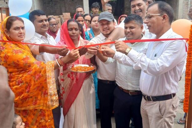वीरपुर में गेन्हरपुर पंचायत में आधुनिक सुविधाओं से लैस नवनिर्मित आंगनबाड़ी केंद्र का हुआ उद्घाटन 1